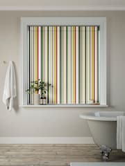 White Chindi Made to Measure Roller Blind - Image 2 of 6