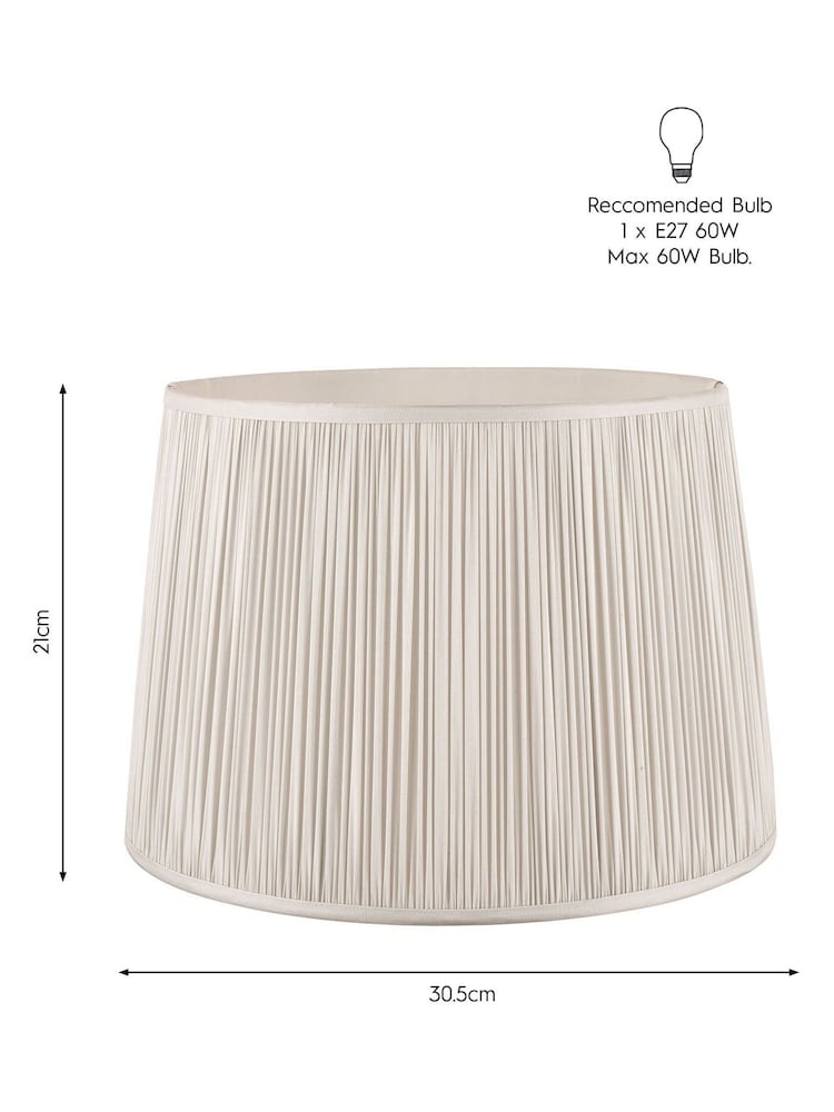 Abat-jour plissé en soie Laura Ashley Hemsley Empire - Image 5 of 6