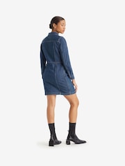Levi's® Blue 100% Cotton Flynn Western Core Denim Dress - Image 2 of 4