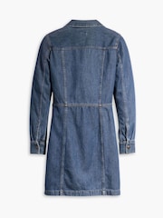 Levi's® Blue 100% Cotton Flynn Western Core Denim Dress - Image 4 of 4
