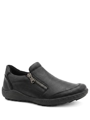 Itim - Pavers Smart Zip Closure Shoes - Larawan 3 ng 6