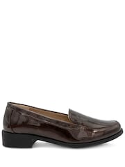 Pavers Blue Smart Block Moccasins Heels - Image 2 of 6