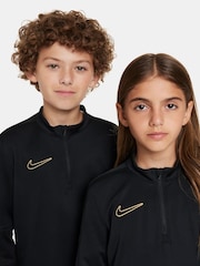 Nike Black/Gold Dri-FIT Academy Half Zip Training Drill Top - Image 6 of 7