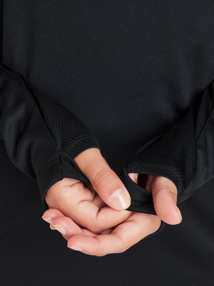Nike Black/Gold Dri-FIT Academy Half Zip Training Drill Top - Image 7 of 7