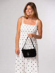 Pure Luxuries London Black 'Aeliana' Suede Grab Bag - Image 3 of 7