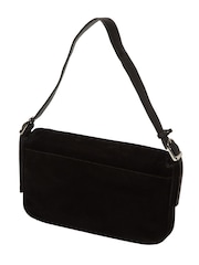 Pure Luxuries London Black 'Aeliana' Suede Grab Bag - Image 5 of 7
