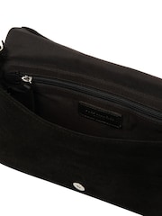 Pure Luxuries London Black 'Aeliana' Suede Grab Bag - Image 7 of 7