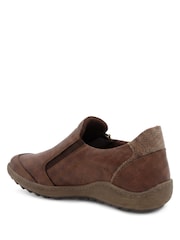 Brown - Pavers Smart Zip Closure Shoes - Larawan 4 ng 6