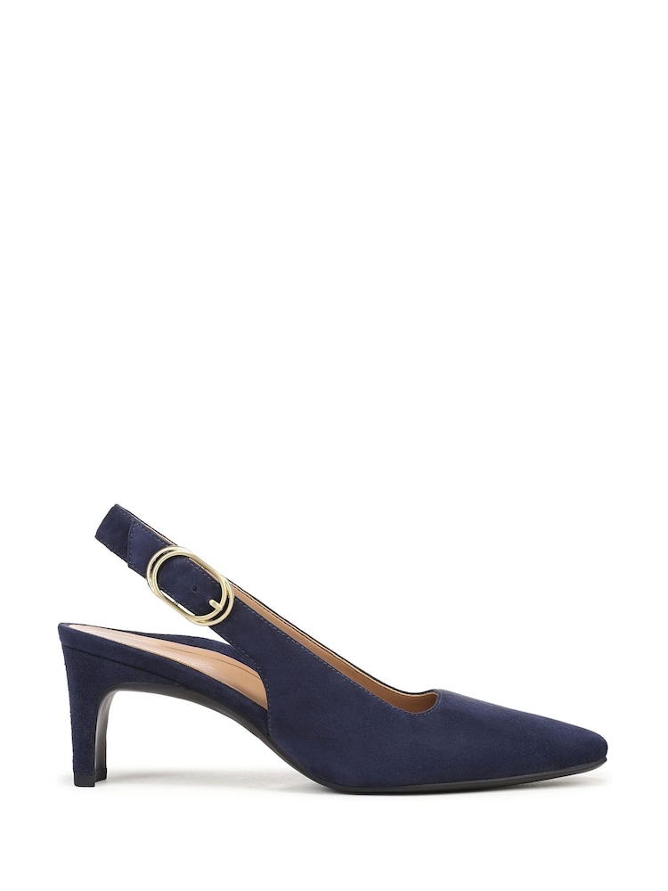 Blå - Vionic Stella Regular Fit Arch Support Slingbacks Shoes - Bilde 1 av 7 Blå - Vionic Stella Regular Fit Arch Support Slingbacks Shoes - Bilde 1 av 7