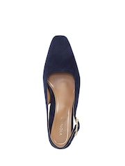 Blå - Vionic Stella Regular Fit Arch Support Slingbacks Shoes - Bilde 6 av 7