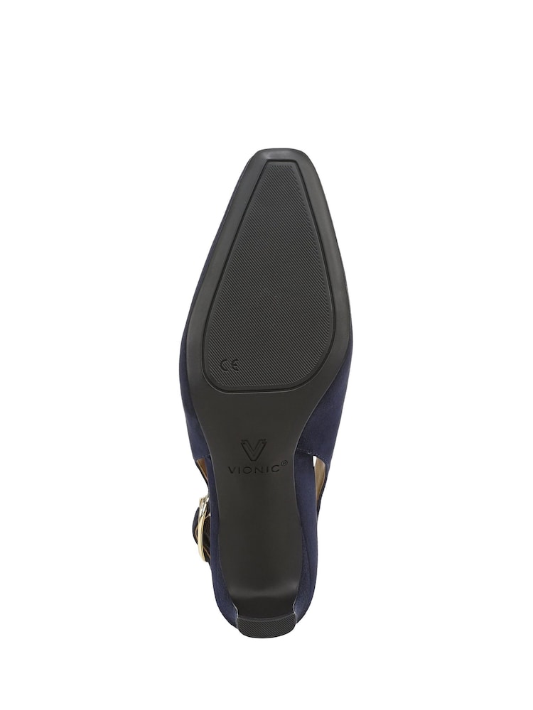 Blå - Vionic Stella Regular Fit Arch Support Slingbacks Shoes - Bilde 7 av 7 Blå - Vionic Stella Regular Fit Arch Support Slingbacks Shoes - Bilde 7 av 7