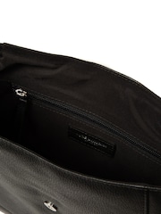 Pure Luxuries London Black 'Honour' Leather Cross-Body Bag - Image 5 of 5