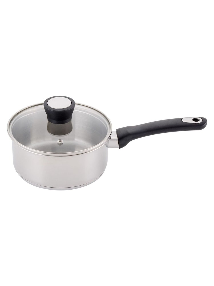 Judge Polished Steel 16cm Essentials Stainless Steel Uncoated Saucepan - Image 6 of 6