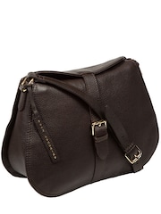 Braun - Pure Luxuries London 'Soraya' Leather Cross-Body Bag - Bild 6 von 9