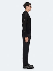 AllSaints Black Parx Crew Neck Jumper - Image 5 of 8