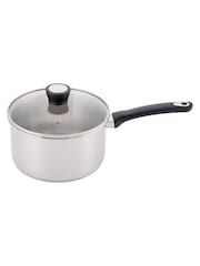 Judge Polished Steel 20cm Essentials Stainless Steel Uncoated Saucepan - Image 4 of 5