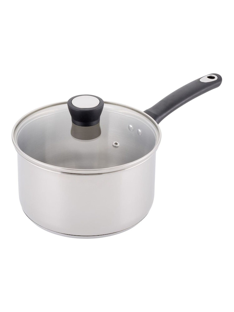 Judge Polished Steel 20cm Essentials Stainless Steel Uncoated Saucepan - Image 5 of 5 Judge Polished Steel 20cm Essentials Stainless Steel Uncoated Saucepan - Image 5 of 5
