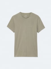 AllSaints Olive Green Tonic Short Sleeve Crew T-Shirt - Image 8 of 8