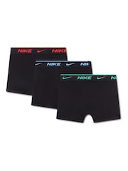 Nike Baumwoll-Slips mit farbigem Bund im 3 er-Pack - Bild 1 von 5