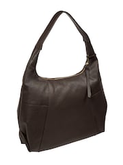 Pure Luxuries London Brown 'Kirsten' Leather Shoulder Bag - Image 4 of 7