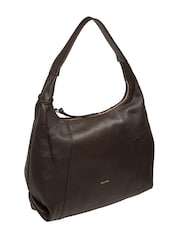 Pure Luxuries London Brown 'Kirsten' Leather Shoulder Bag - Image 5 of 7