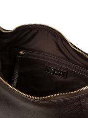 Pure Luxuries London Brown 'Kirsten' Leather Shoulder Bag - Image 6 of 7