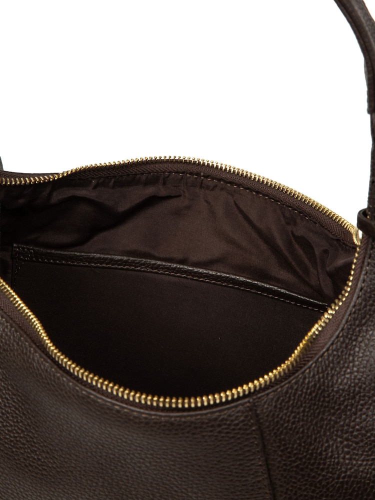 Pure Luxuries London Brown 'Kirsten' Leather Shoulder Bag - Image 7 of 7 Pure Luxuries London Brown 'Kirsten' Leather Shoulder Bag - Image 7 of 7