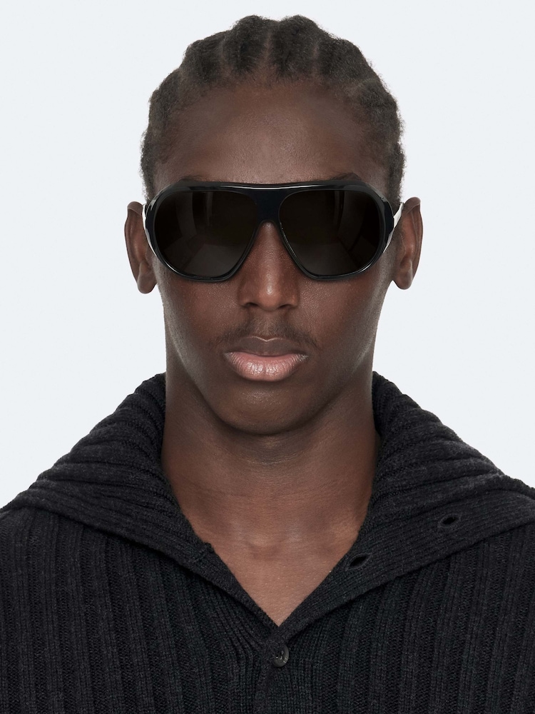 AllSaints Black Liev Funnel Jumper - Image 2 of 8