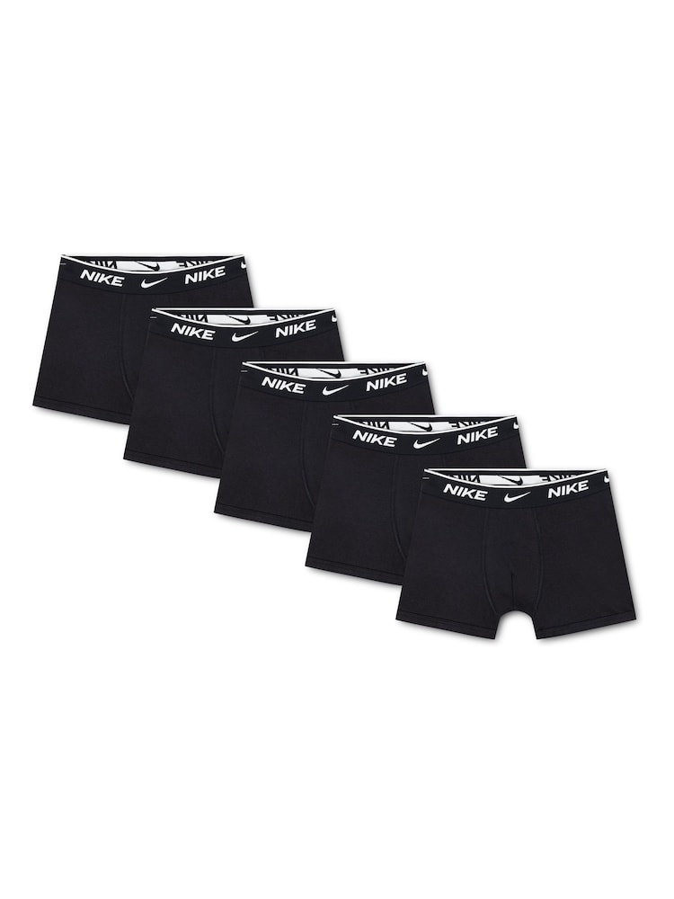 Nike Black NHB Color Pop Cotton Boxers 5 Pack - Image 1 of 3