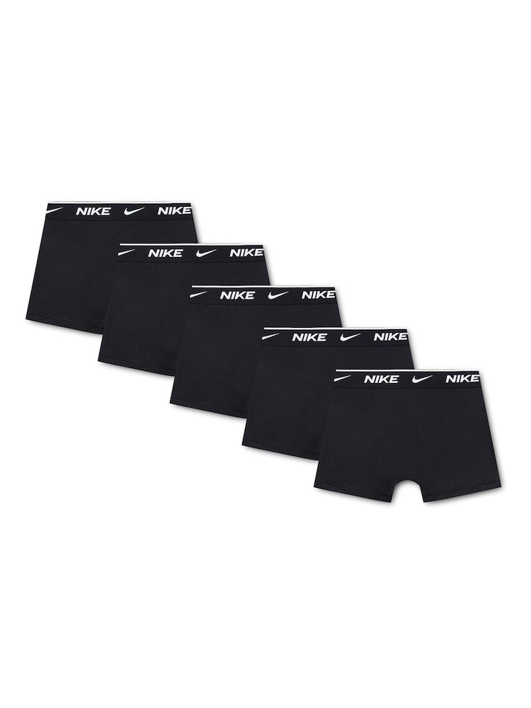 Nike Black NHB Color Pop Cotton Boxers 5 Pack - Image 2 of 3