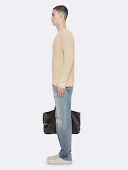 Қоңыр - AllSaints Kit Crew мойынға арналған жемпір - 8суретінің 7 суреті