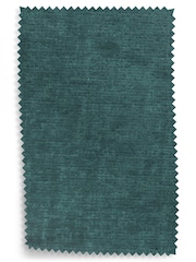 Fabric by Metre Plush Chenille Dark Teal - Image 1 of 1