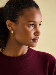 Joules Ivy Red 100% Cashmere Jumper - Image 5 of 7