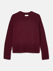 Joules Ivy Red 100% Cashmere Jumper - Image 7 of 7