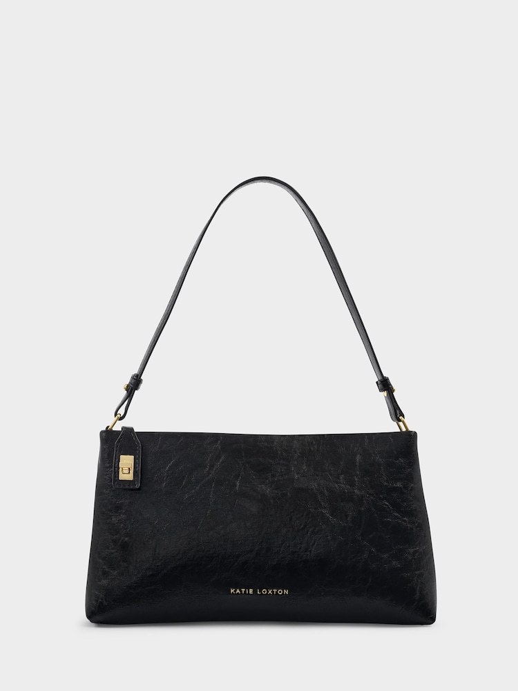 Buy Katie Loxton Black Orin Twist Lock Small Shoulder Bag from Next Ireland