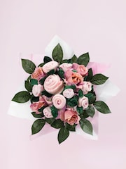 Babyblooms Pink Personalise 100% Cotton New Baby Clothes Bouquet Gift - Image 2 of 4
