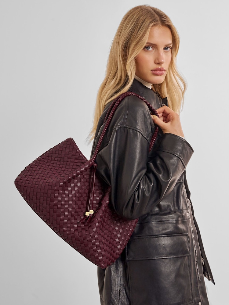 Katie Loxton Red Nova Small Shoulder Tote - Image 1 of 6 Katie Loxton Red Nova Small Shoulder Tote - Image 1 of 6