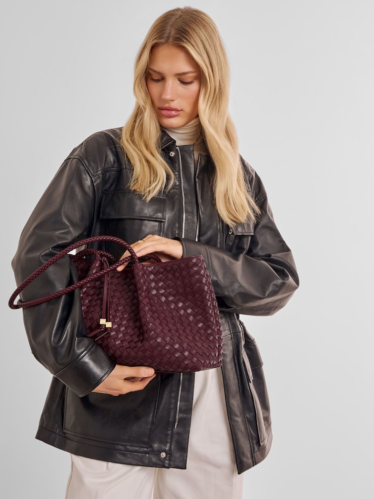 Katie Loxton Red Nova Small Shoulder Tote - Image 2 of 6 Katie Loxton Red Nova Small Shoulder Tote - Image 2 of 6