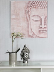 Arthouse Pink 3D Blush Buddha Canvas - Image 1 of 2