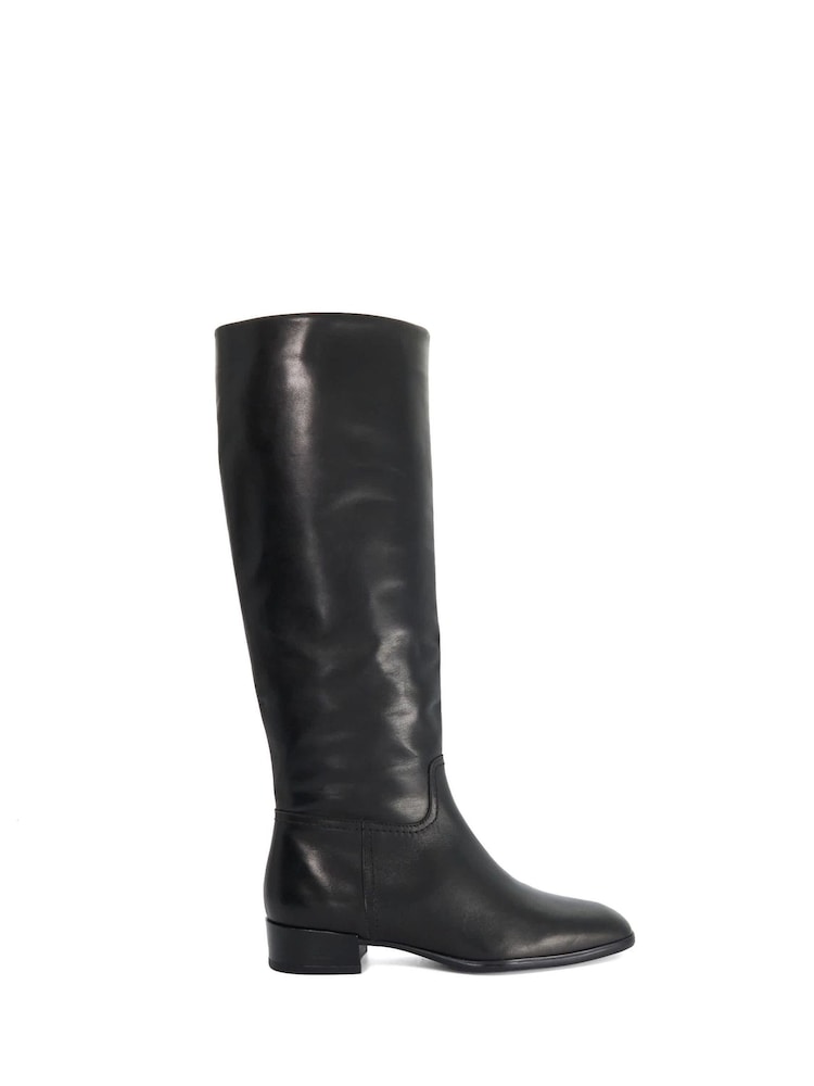 Dune London Black Toova Knee High Boots - Image 1 of 5 Dune London Black Toova Knee High Boots - Image 1 of 5