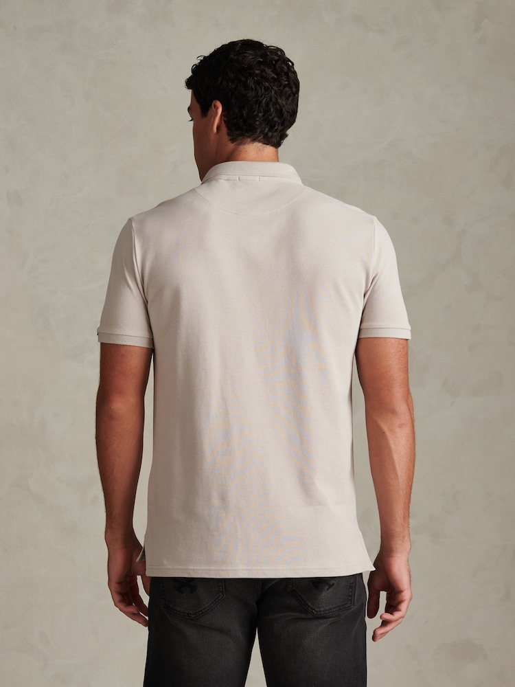Natur - U.S. Polo Assn. Double Horsemen Polo-Shirt - Bild 4 von 4