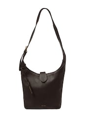 Braun - Pure Luxuries London Aria Leder-Schultertasche - Bild 2 von 6