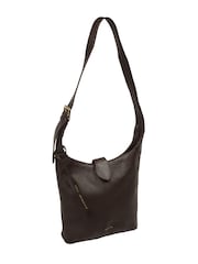 Braun - Pure Luxuries London Aria Leder-Schultertasche - Bild 4 von 6