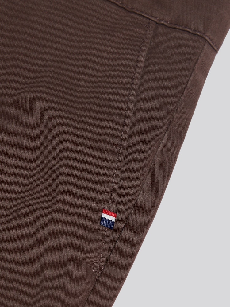 بني - من U.S. Polo Assn. بنطلون تشينو كلاسيكي - صورة 9 من 9