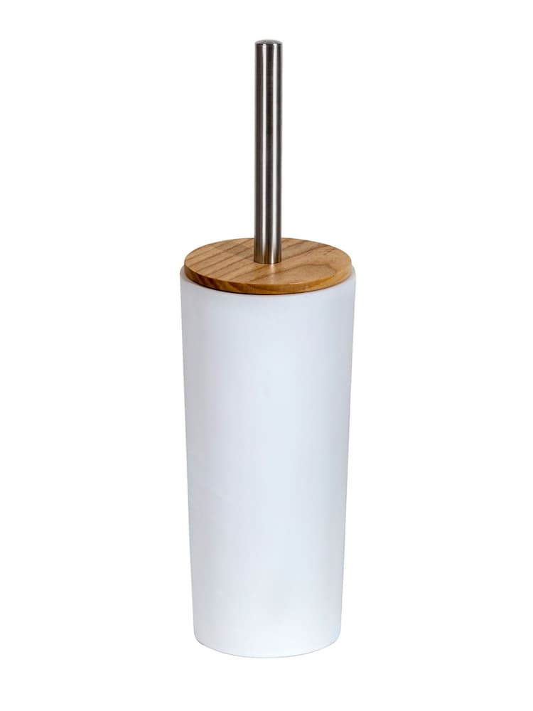 Showerdrape White Sonata Toilet Brush Holder - Image 2 of 2