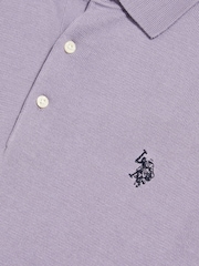 أرجواني - قميص بولو قطن ممشط من U.S. Polo Assn. - صورة 5 من 6