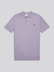 أرجواني - قميص بولو قطن ممشط من U.S. Polo Assn. - صورة 6 من 6