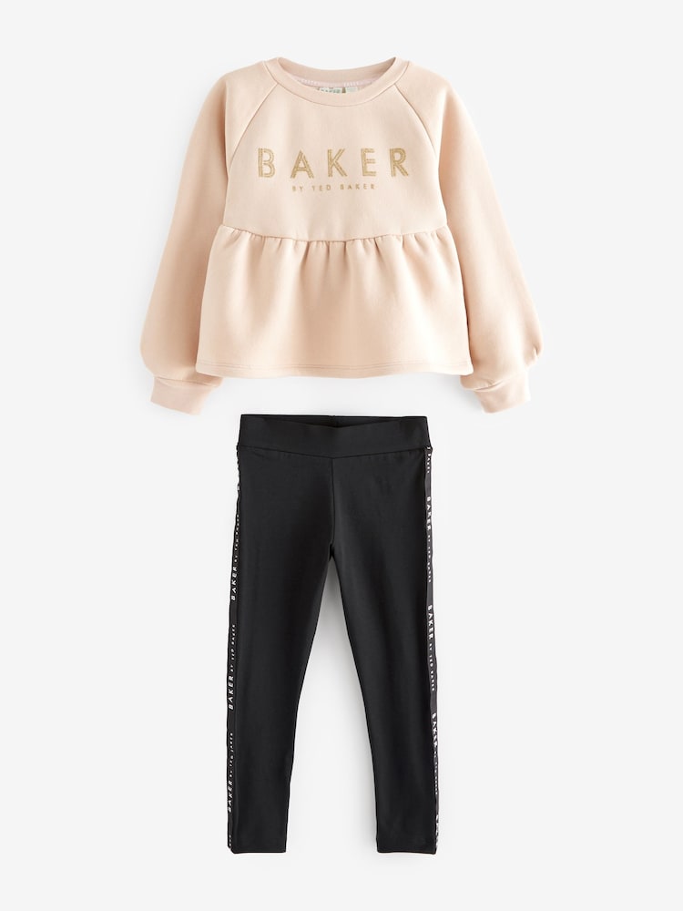 Baker by Ted Baker Peplum Sweater And Legging Set - Image 1 of 11