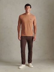 U.S. Polo Assn. Chocolate Brown Core 5 Pocket Trousers - Image 5 of 9