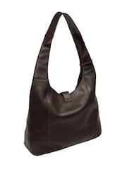 Pure Luxuries London Brown 'Everly' Leather Shoulder Bag - Image 6 of 8